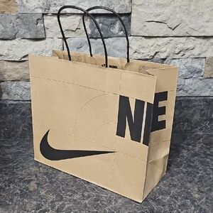 Nike Brown Paper Shopping Bag